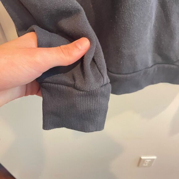 Under Armour Big Logo Hoodie Medium Gray Mens Athleisure Casual Pullover Grunge - Picture 5 of 9